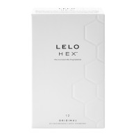 Condones de Látex Lubricados LELO HEX Original 12-Pack