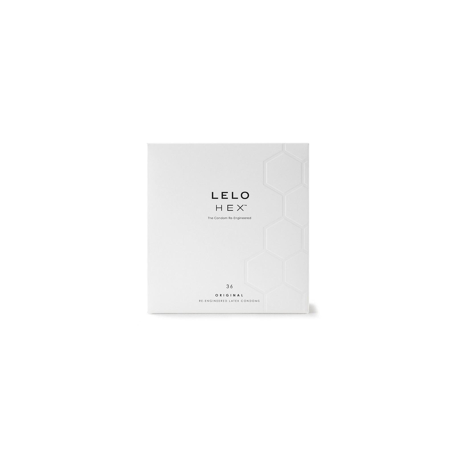 LELO HEX Original Lubricated Latex Condoms 36-Pack