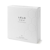 Condones de látex lubricados LELO HEX Original 36-Pack