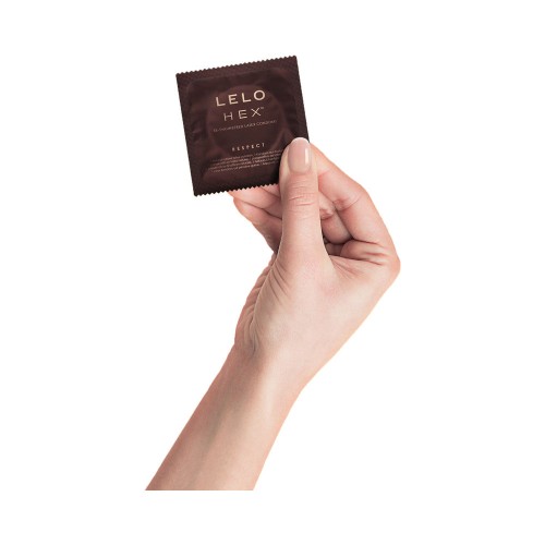 LELO HEX Respect XL Lubricated Condoms