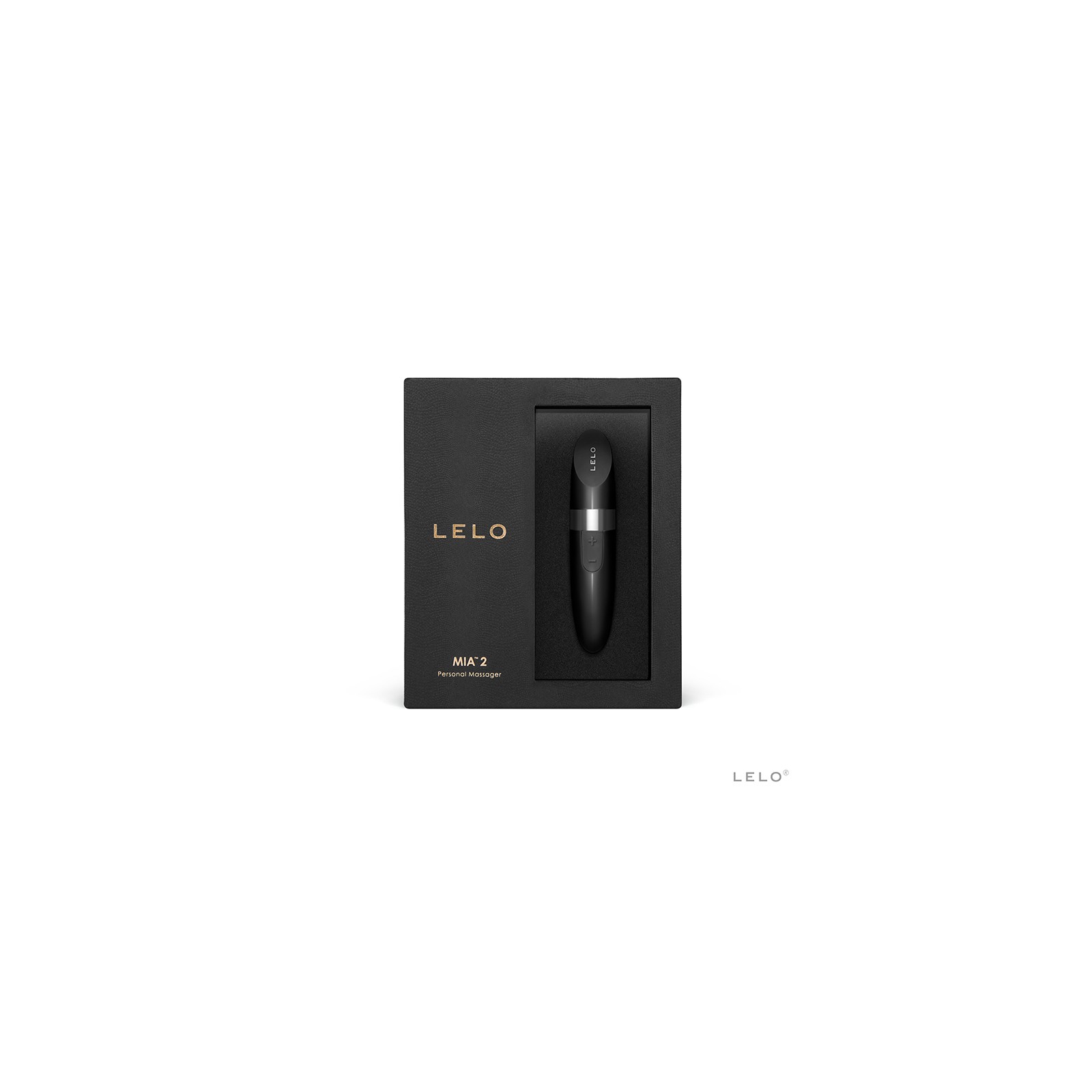 LELO MIA 2 Rechargeable Lipstick Vibrator Black