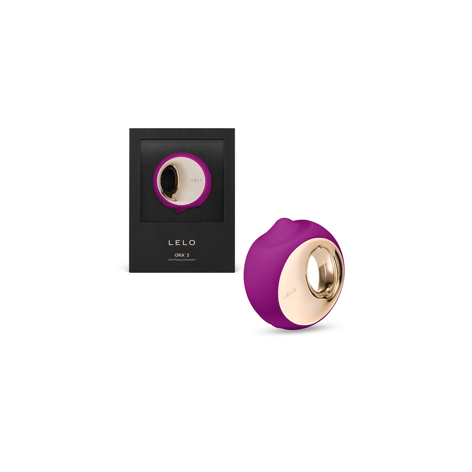 LELO ORA 3 Rechargeable Clitoral Stimulator Deep Rose