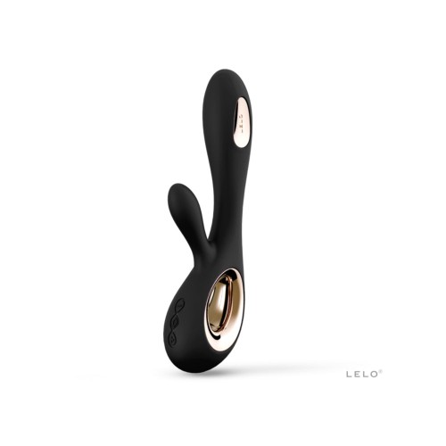 LELO SORAYA WAVE Rabbit Vibrator Black for Luxurious Pleasure