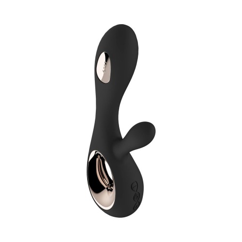 LELO SORAYA WAVE Rabbit Vibrator Black for Luxurious Pleasure