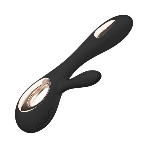 LELO SORAYA WAVE Rabbit Vibrator Black for Luxurious Pleasure