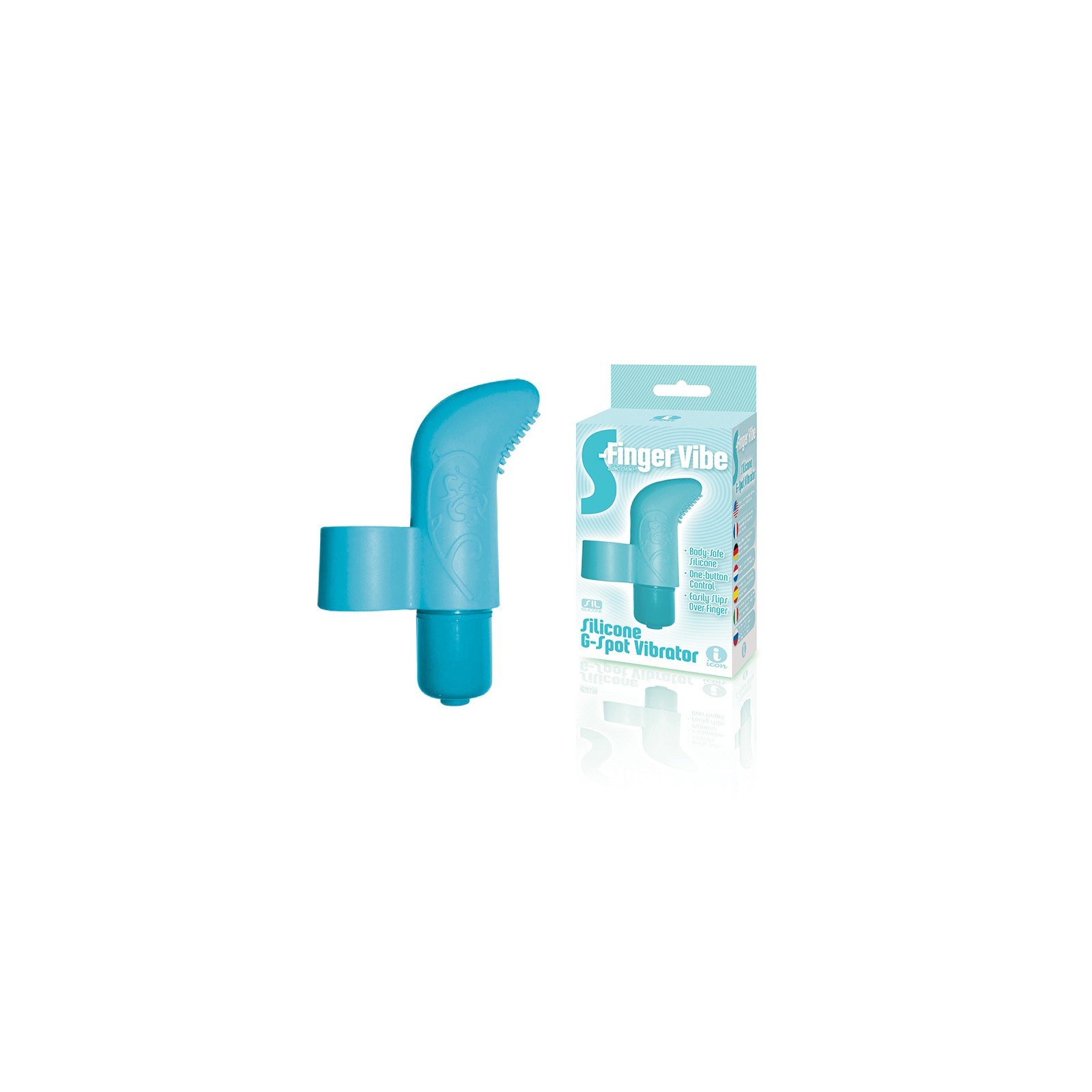 Vibrador S-Finger Azul de The 9's