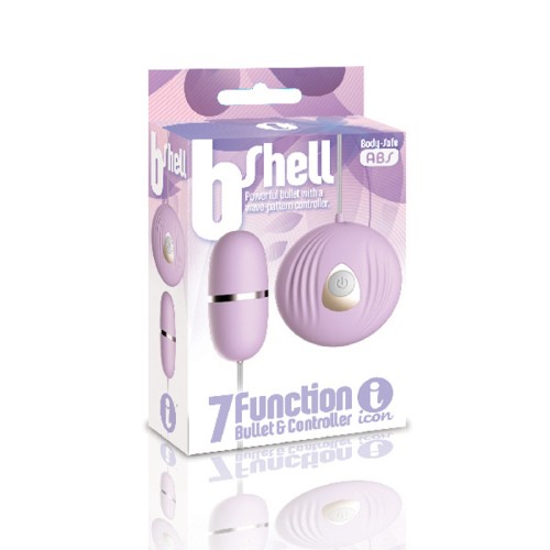 The 9's b-Shell Bullet Vibe Purple - Seven Vibrating Patterns