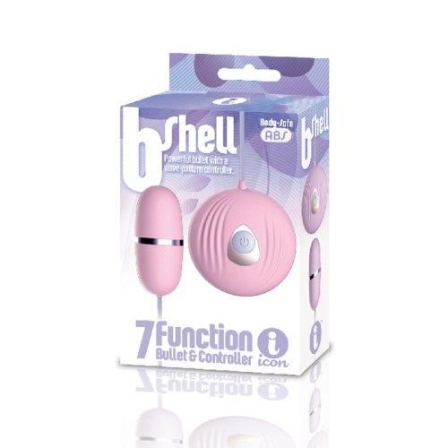 The 9's Vibrador Bullet b-Shell Rosa