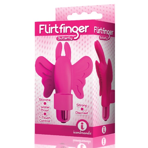 The 9's Flirt Butterfly Finger Vibrator