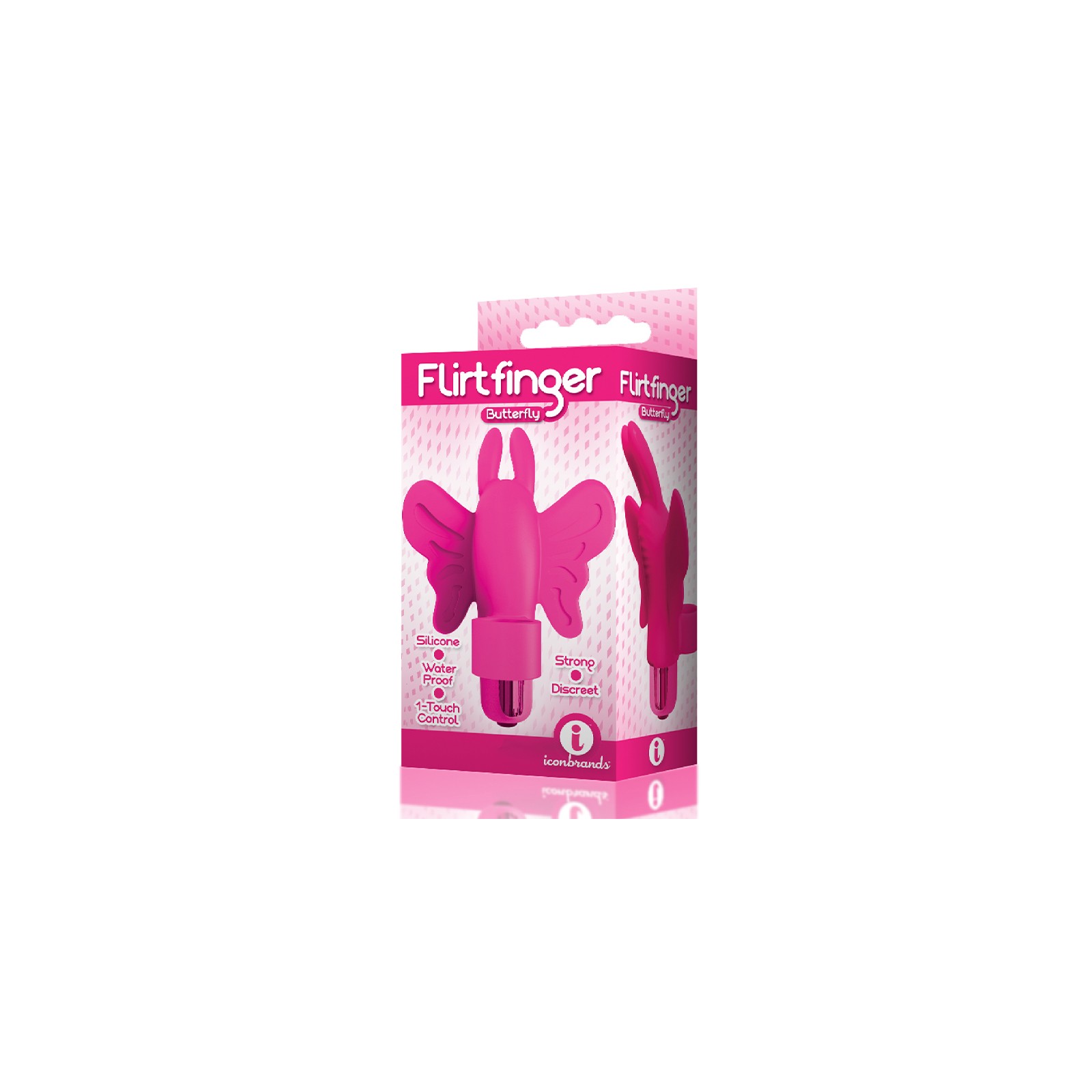 The 9's Flirt Butterfly Finger Vibrator