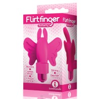 Vibrador de Dedo Mariposa Flirt de 9 Pulgadas