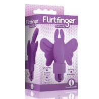 Flirt Finger Butterfly Vibrator Purple - Enhance Your Pleasure