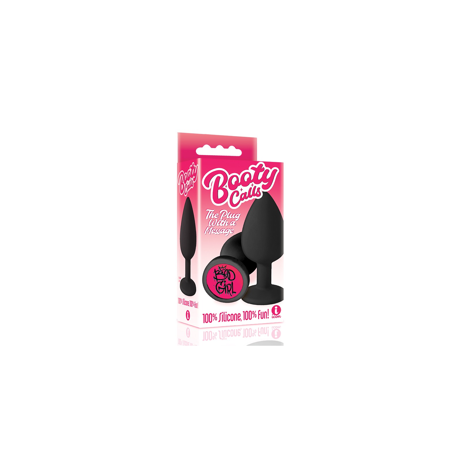 Booty Calls Silicone Butt Plug Black - Fun Adult Toy