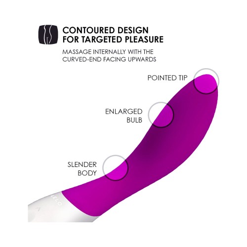 LELO MONA WAVE Vibrador Recargable para G-Spot Rosa Profundo