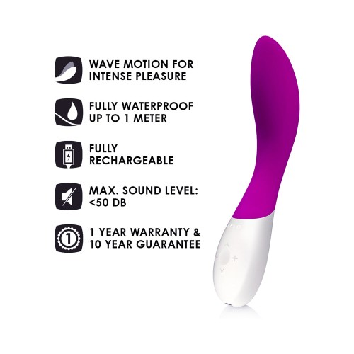 LELO MONA WAVE Vibrador Recargable para G-Spot Rosa Profundo