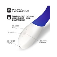 Vibrador G-Spot LELO MONA Wave Azul Medianoche