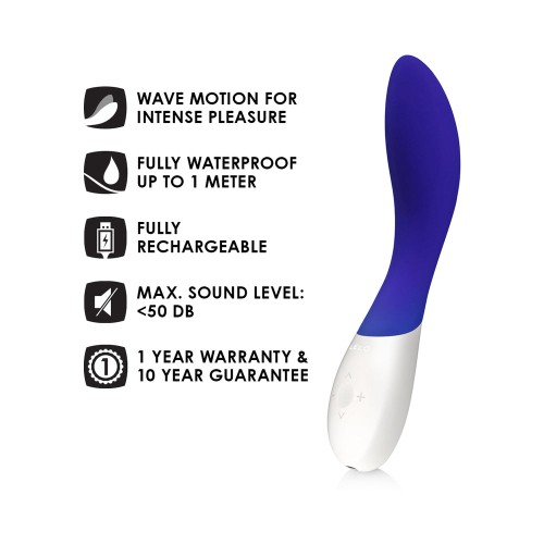 LELO MONA Wave G-Spot Vibrator in Midnight Blue