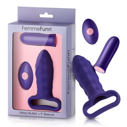 FemmeFunn Versa P Bullet Vibrator with Sleeve for Enhanced Pleasure