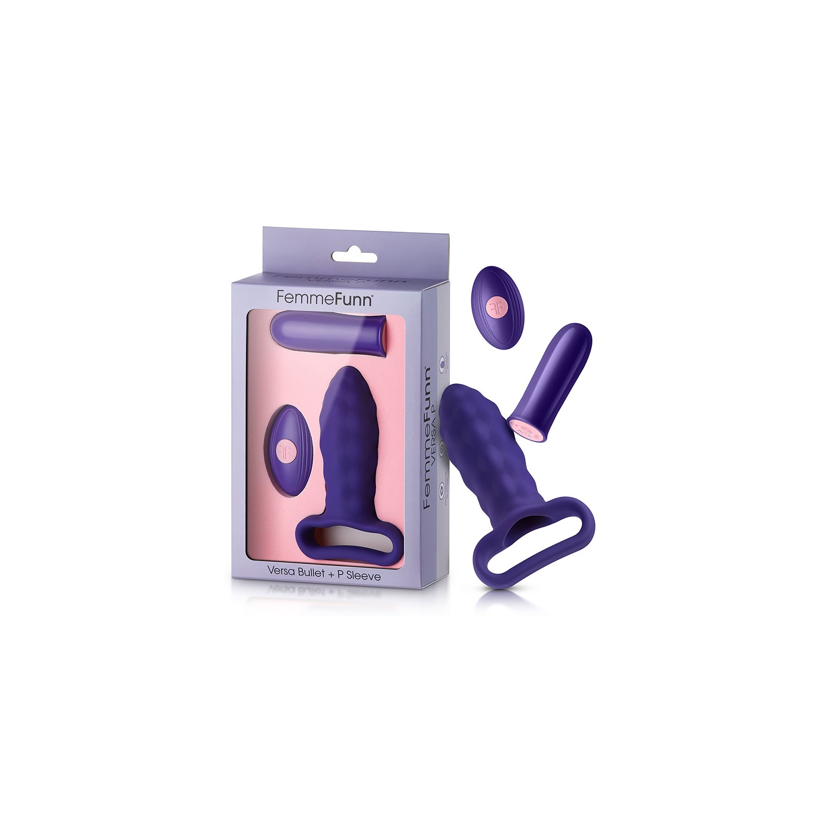 FemmeFunn Versa P Bullet Vibrator with Sleeve for Enhanced Pleasure