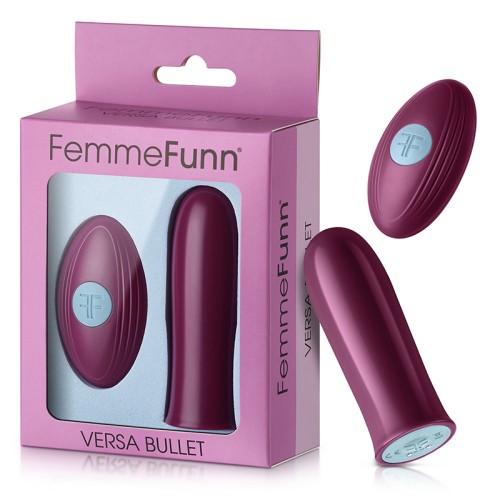 Vibrador Bullet Recargable FemmeFunn Versa Fucsia Oscura