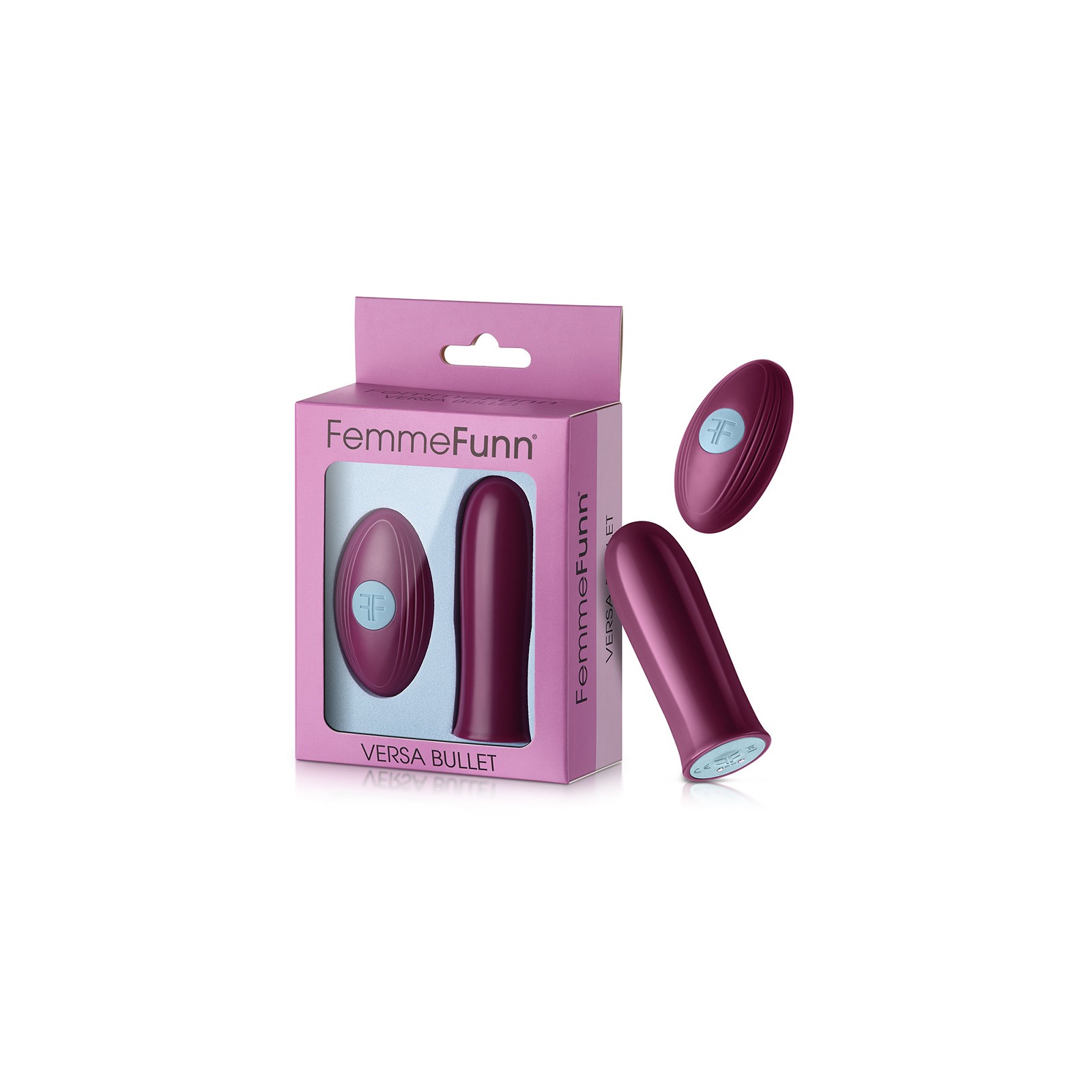 FemmeFunn Versa Rechargeable Bullet Vibrator Dark Fuchsia