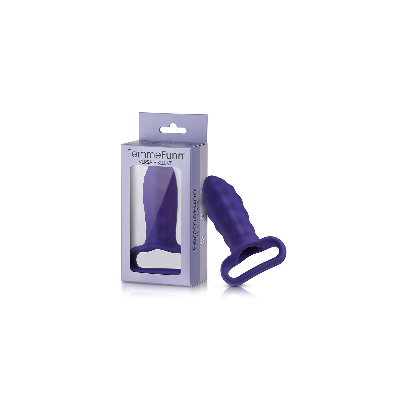 FemmeFunn Versa P Sleeve Textured Silicone Bullet Sheath