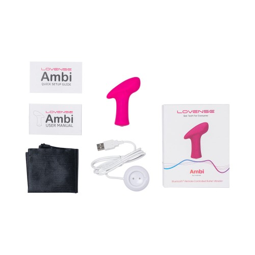 Lovense Ambi Vibrador Bullet Bluetooth Programable - Placer Potente