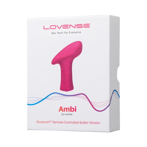 Lovense Ambi Bluetooth Programmable Bullet Vibrator - Powerful Pleasure