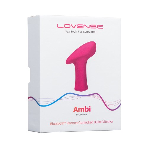 Lovense Ambi Vibrador Bullet Bluetooth Programable - Placer Potente