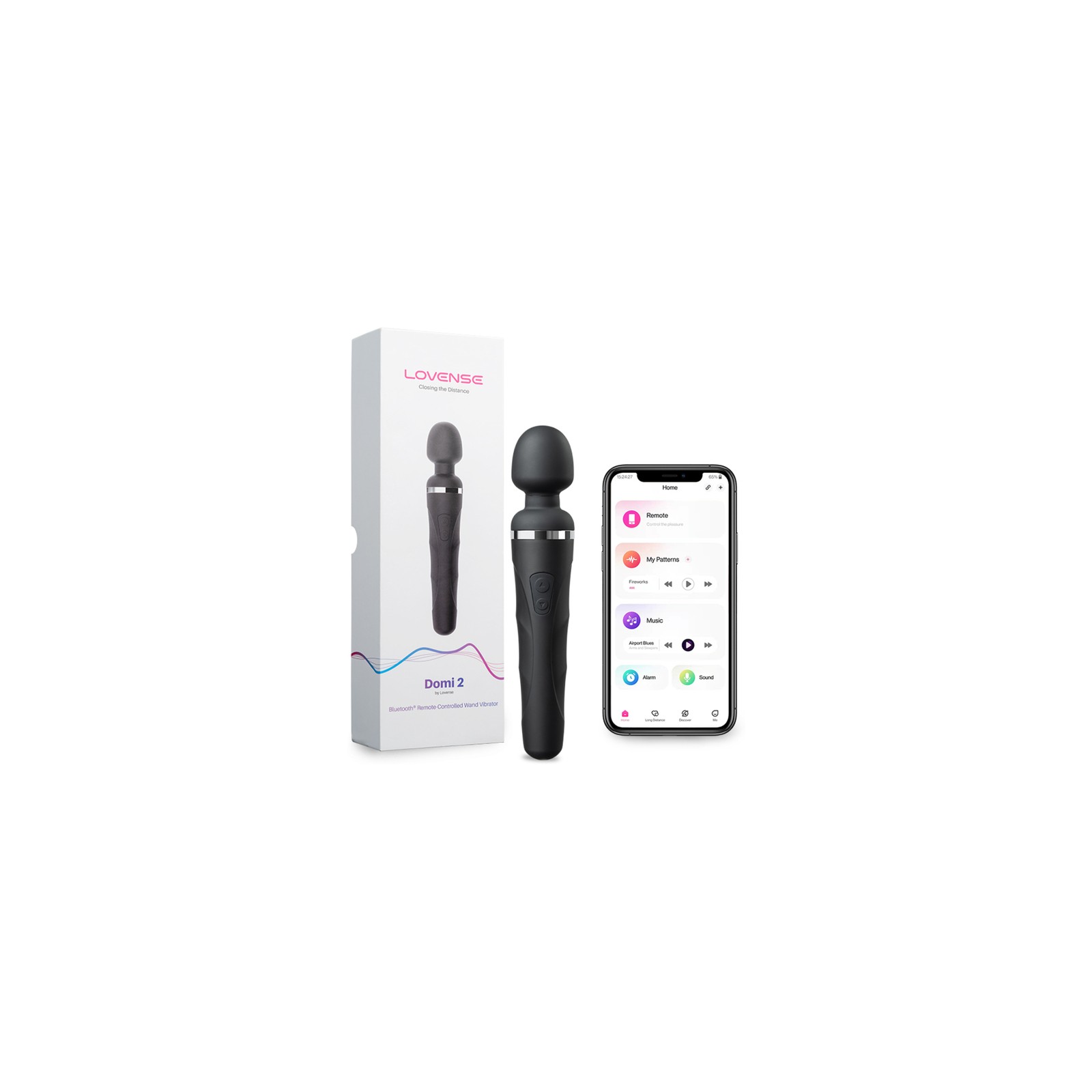 Lovense Domi 2 Bluetooth Wand Vibrator