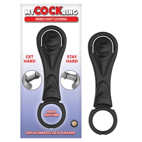 My Cockring Ribbed Silicone Cockring for Enhanced Pleasure