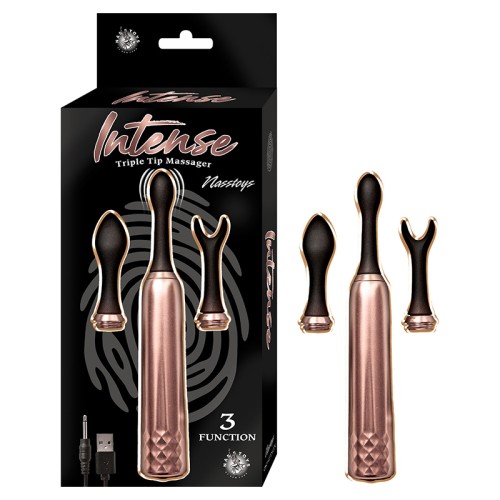 Intense Triple Tip Massager - Versatile Pleasure