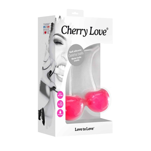 Love to Love Bolas Kegel de Silicona Cherry Love