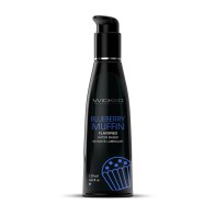 Lubricante a Base de Agua Wicked Aqua Sabor Muffin de Arándano 4 oz