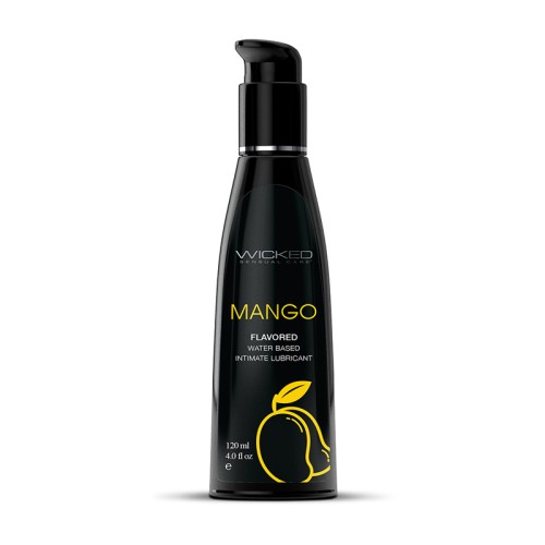 Lubricante a base de agua Wicked Aqua Mango 4 oz