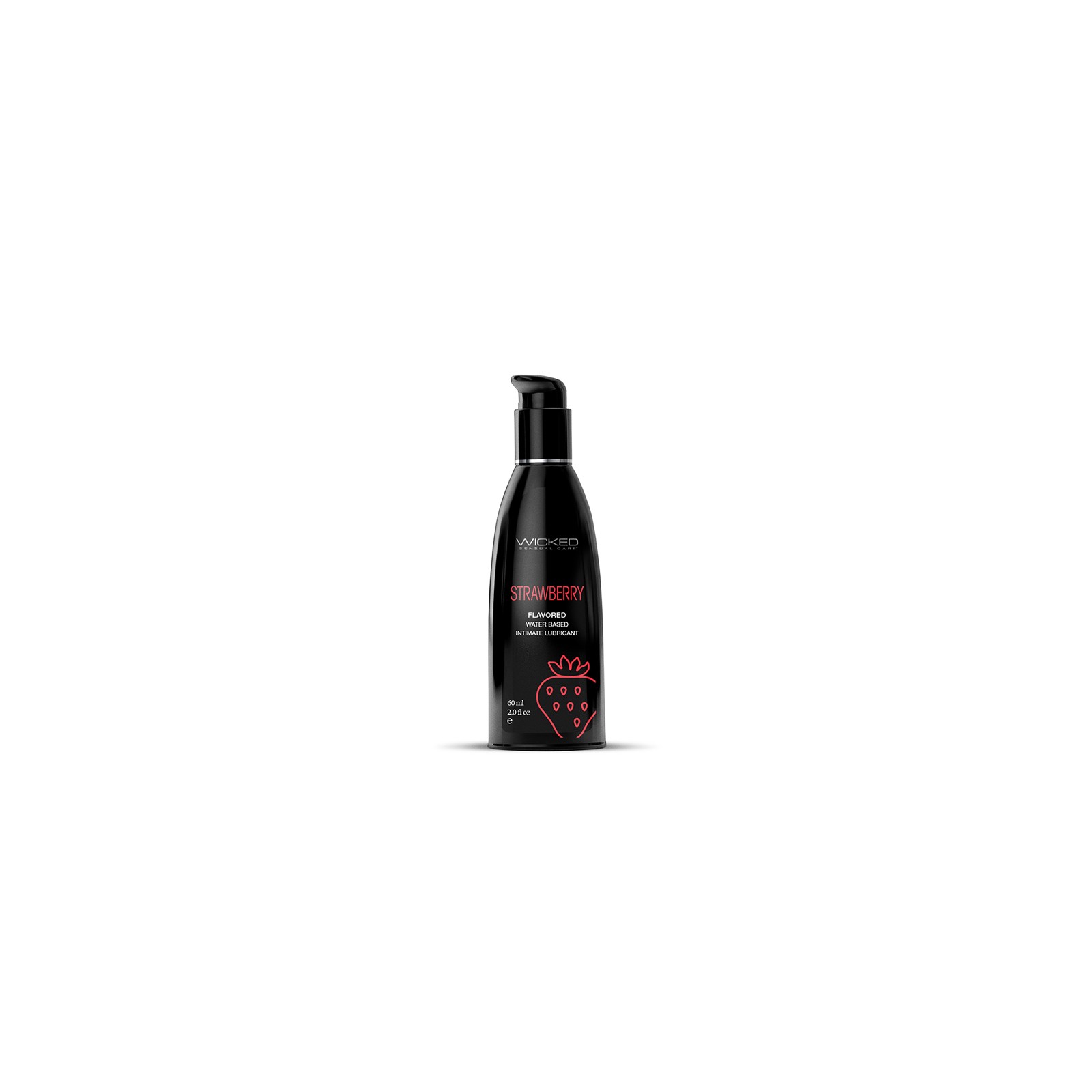 Lubricante a Base de Agua Sabor Fresa Wicked Aqua 2 oz.