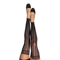 Kixies Lindsay Footless Fishnet Thigh-High - Fashion Essential