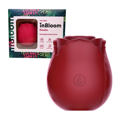 inBloom Rosales Vibrador Succionador - Dispositivo de Placer Elegante