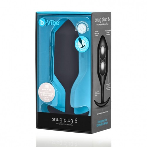 b-Vibe Snug Plug 6 Weighted Anal Plug