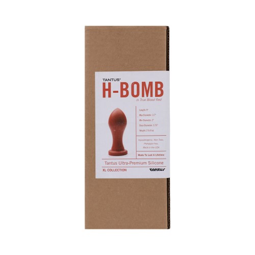 Dildo H-Bomb de Tantus Ruby