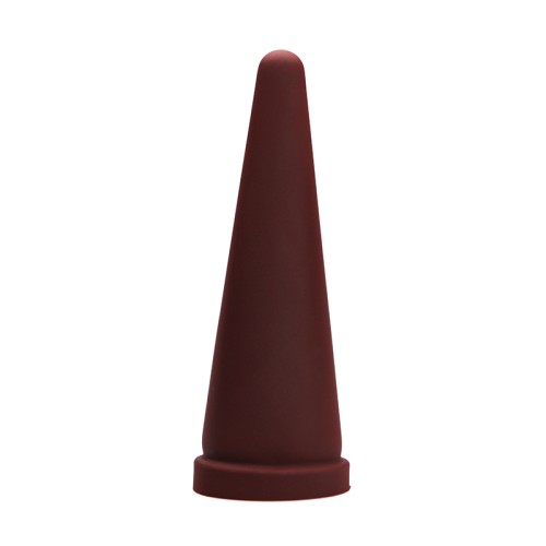 Tantus Cone Large Firm Dildo Garnet