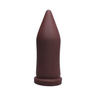 Tantus Inner Band Trainer Large Firm Dildo Garnet