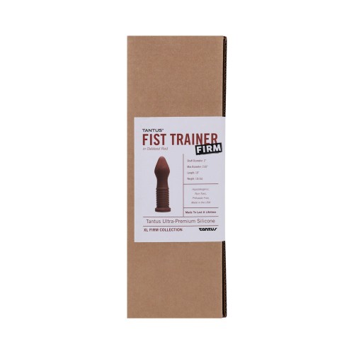 Tantus Fist Trainer Firm Dildo Oxblood