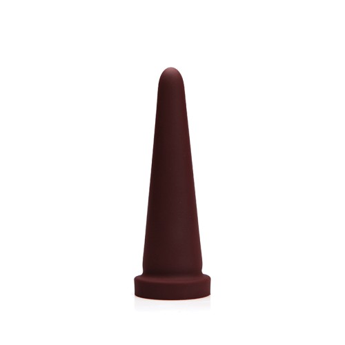 Tantus Cone Small Firm Dildo in Garnet