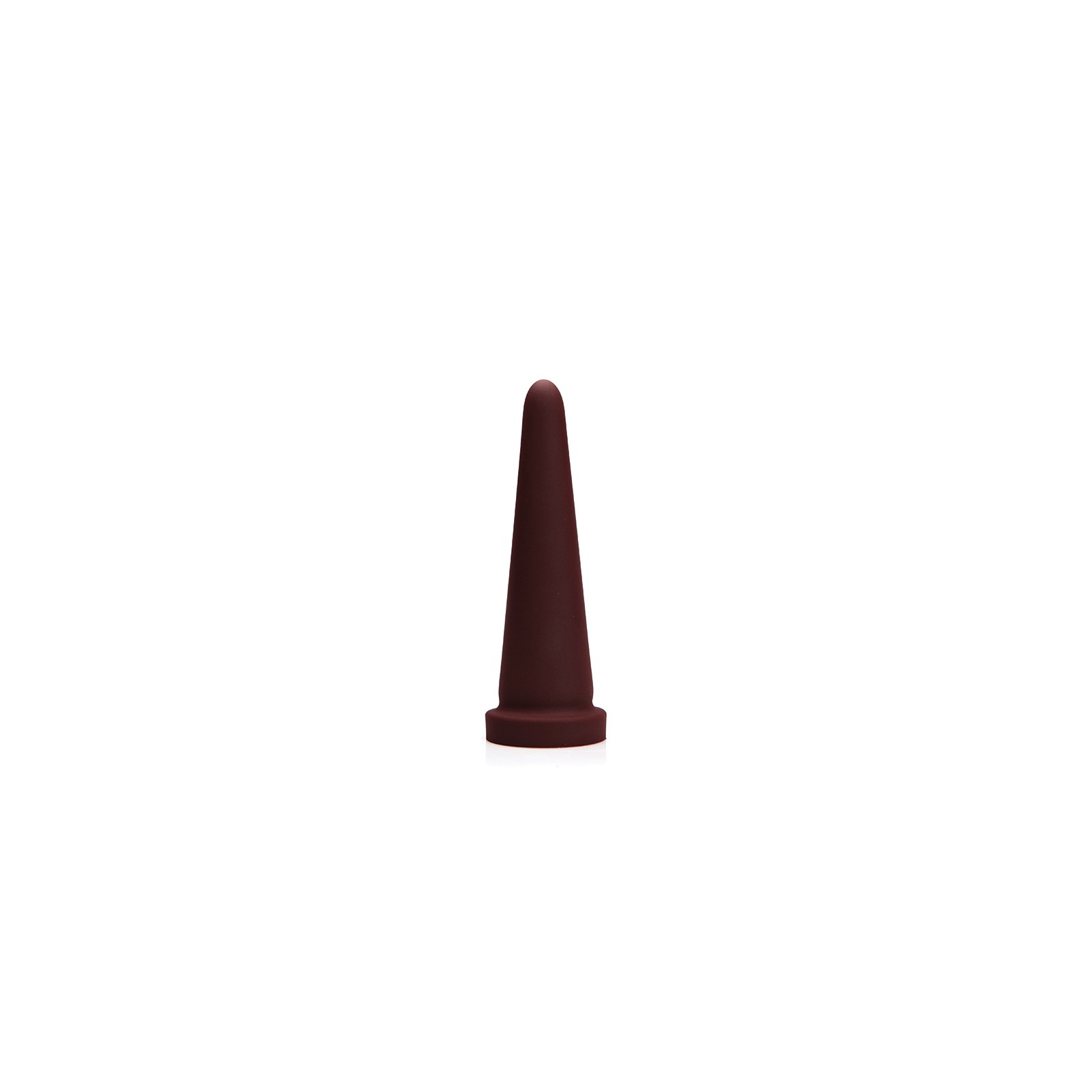 Tantus Cone Small Firm Dildo in Garnet