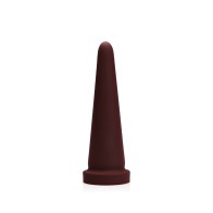 Tantus Cone Small Firm Dildo in Garnet