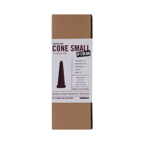 Tantus Cone Small Firm Dildo in Garnet