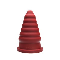 Dildo Cone Ripple Ruby de Tantus