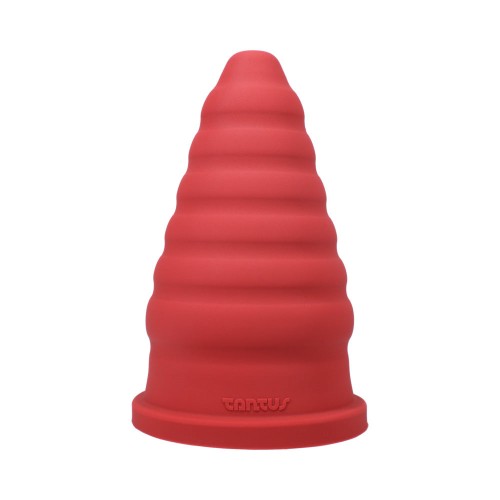 Dildo Cone Ripple Ruby de Tantus