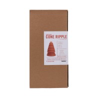 Dildo Cone Ripple Ruby de Tantus